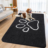 Smiry alfombra de puerta absorbe humedad para recibidor seco.