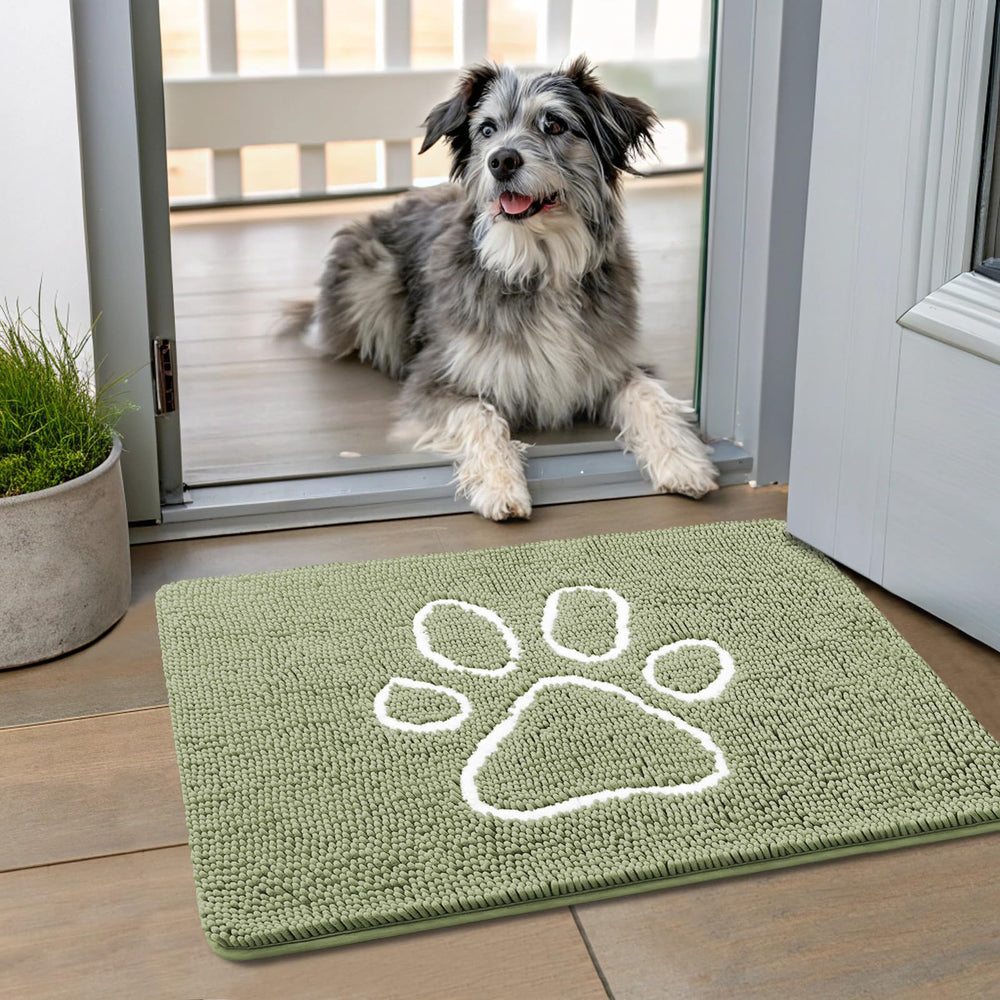 Smiry alfombra de puerta para perros, enfoque absorbente que mantiene el piso seco al entrar.