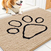 Alfombra Smiry para perros: chenille suave para la entrada.