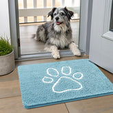 Smiry alfombra para puerta en chenille, textura suave para pies cómodos al entrar