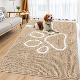 Smiry alfombrilla de entrada con chenilla suave ideal para comodidad al entrar