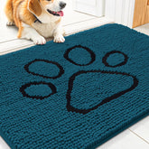 Smiry alfombrilla de entrada para perros en azul atlántico, absorbente y cómodo.