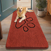 Smiry alfombrilla de entrada para perros, patas húmedas, absorbe humedad y suciedad.