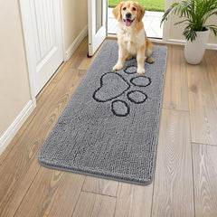 Smiry alfombrilla para patas lodo frente: atrapa suciedad para entrada limpia.