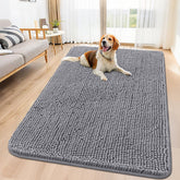 Alfombrilla Smiry para perros absorbente en la entrada, ideal para humedad.