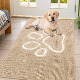 Alfombrilla Smiry para perros con absorbente de patas, ideal para entradas limpias.
