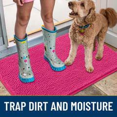 Smiry alfombrilla antideslizante para perros evita deslizamientos en la entrada.