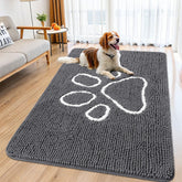 Alfombrilla Smiry de entrada en chenille suave para mayor confort de patas.