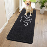 Smiry Alfombrilla para puerta de perros, patas mojadas, mantiene limpio el suelo al entrar