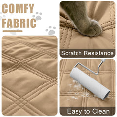 Smiry cobertor-patron-lattice-camel-beige: toque elegante que complementa la decoración.