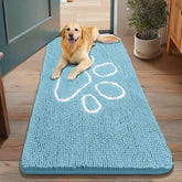 Smiry felpudo de entrada para patas mojadas que captura suciedad al entrar.
