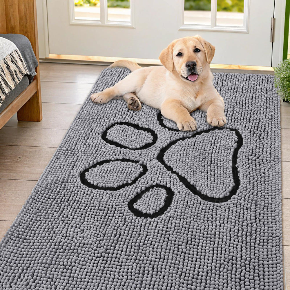 Smiry felpudo para perros: entrada suave que atrapa suciedad y humedad.