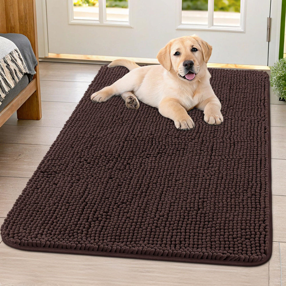 Smiry felpudo para puerta con patas mojadas: absorbe humedad y evita charcos.