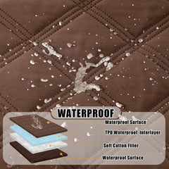 Smiry manta impermeable para cama de mascota mantiene higiene
