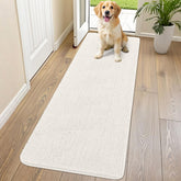Alfombra Smiry para puerta con patas lodo; absorbe humedad y evita pisos resbaladizos.