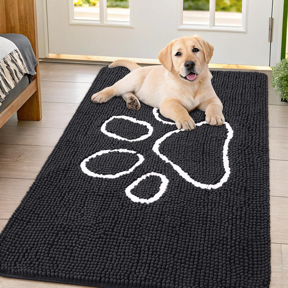 Smiry tapete de entrada absorbente para patas de perro, mantiene limpio el interior.