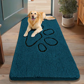 Smiry alfombra para perros con chenille suave para mayor confort en casa.