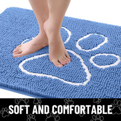Alfombra Smiry lavable, limpieza fácil y secado rápido.