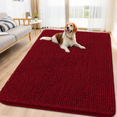 Smiry textura chenille suave para la entrada y confort para mascotas.