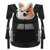 SMONT Mochila portador para perros con malla aireada, comodidad durante paseos.