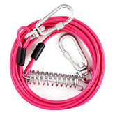 Snagle Paw: cable de amarre para perros de 10 pies, libertad controlada al aire libre.