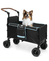 Snagle Paw cochecito para perros grandes con rampa antideslizante y acceso seguro