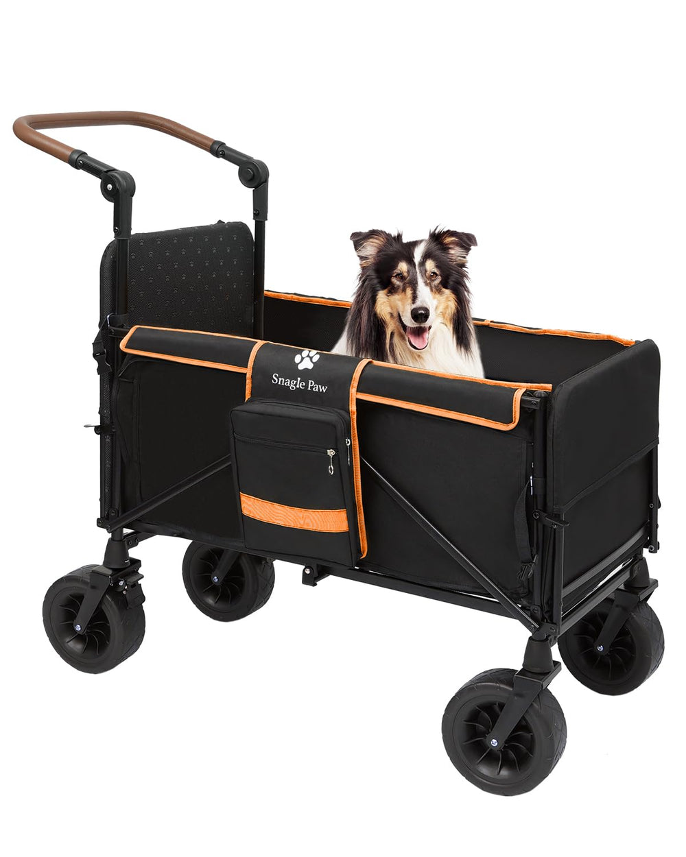 Snagle Paw Wagon con rampa antideslizante para entrada segura del perro