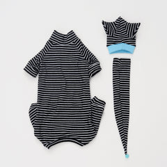 SNIXFEVER conjunto con gorro y camisa para gato esfinge, look adorable