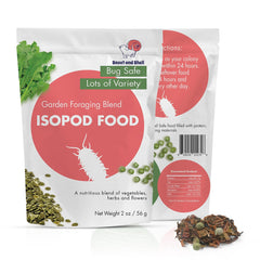 Snout and Shell alimento para isópodos jardín: mezcla natural para forraje variado