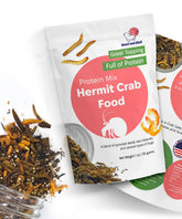 Snout and Shell: mezcla proteica para cangrejo ermitaño con insectos y krill, energía diaria