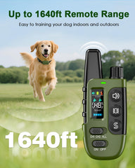 Control remoto Snsng de doble canal para entrenamiento de dos perros.