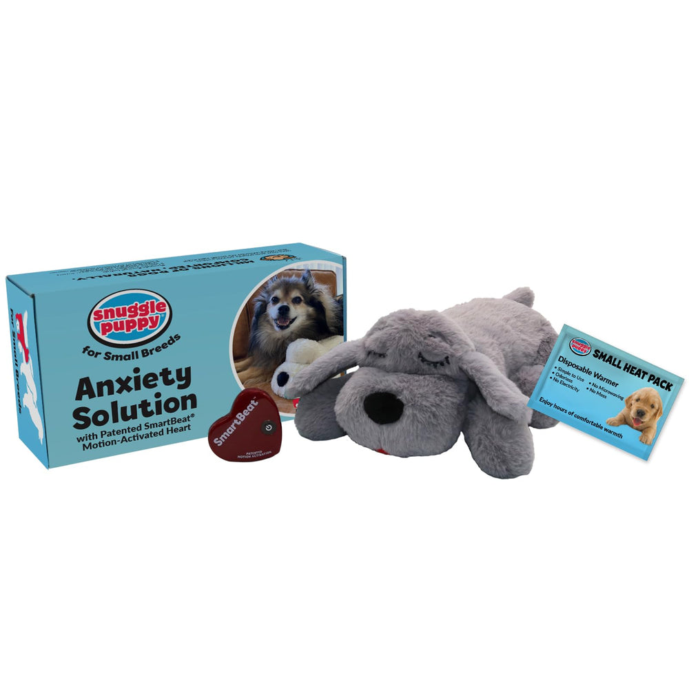 Snuggle Puppy Junior Juguete Latido Real para perros pequeños, ayuda a calmar y dormir.