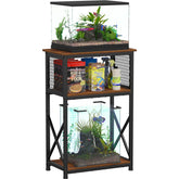 Snughome: vista superior del soporte para acuario de 10 galones, base estable y diseño resistente