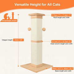 SOCATER sisal natural, textura corteza invita al rascar saludable