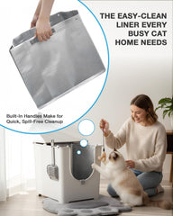Liner con asas resistentes de Sodiafell para Modkat Type-F facilita vaciado