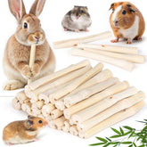 Sofier pack 300 g de palitos de bambú dulces para conejos, snack seguro.