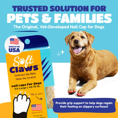 Soft Claws Nail Caps con adhesivo estadounidense, duradero y seguro para uso diario.