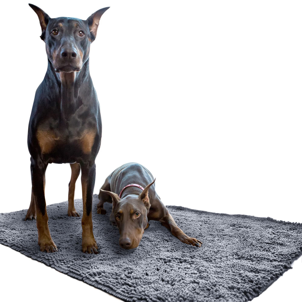 Soggy Doggy Doormat absorbe muy bien con microfibra chenille para patas mojadas