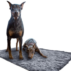 Soggy Doggy Doormat absorbe muy bien con microfibra chenille para patas mojadas