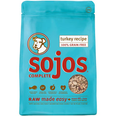 SOJOS pavo liofilizado, listo para rehidratar y alimentar al perro