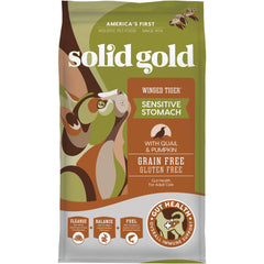 Solid Gold croquetas con codorniz, fuente de proteína magra.