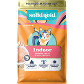 Solid Gold, alimento seco para gatos interiores con salmón: sabor real que suelen amar.