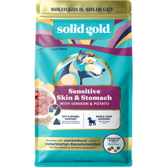 Solid Gold alimento seco para perros con venado y calabaza, digestión suave