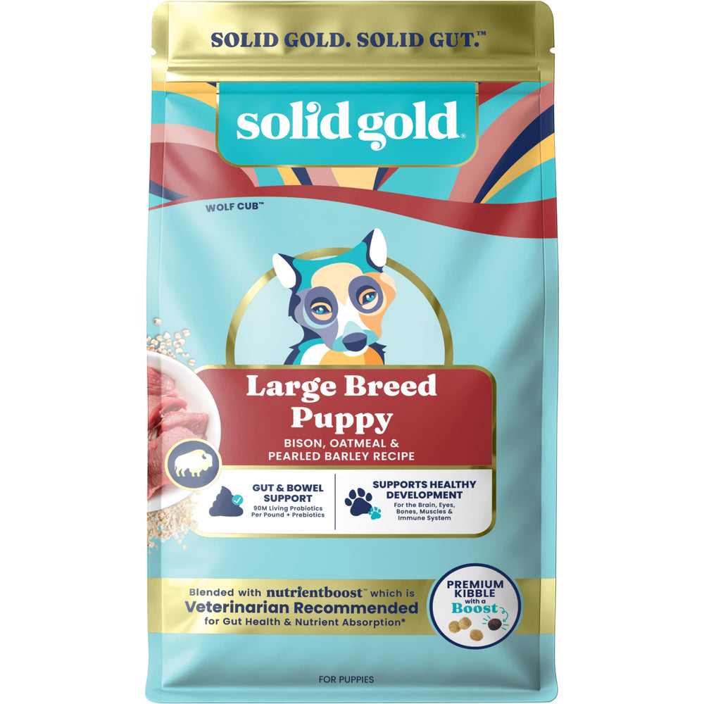 Solid Gold: bolsa de alimento para cachorros de razas grandes, nutrición equilibrada para crecimiento