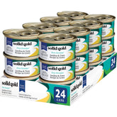 Solid Gold comída húmeda para gatos: tiras en salsa con atún y sardinas, favorece hidratación