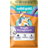 Solid Gold empaque del alimento para control de peso, fácil de almacenar.