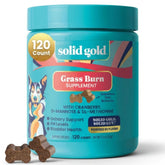 Solid Gold empaque de gomitas reparadoras para césped de perros