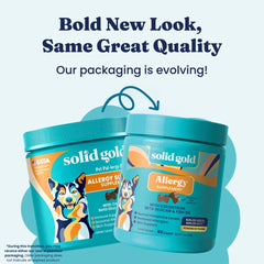 Solid Gold gomitas alergia perros textura suave para masticar