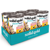 Solid Gold: lata de cordero con granos completos para perros adultos.