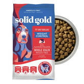 Solid Gold pollock para manejo de peso en tazón